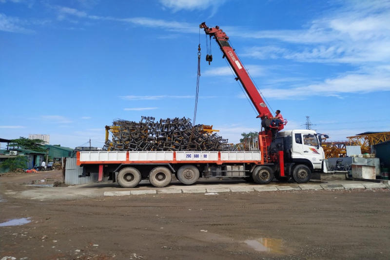 Cho thuê xe cẩu công trình xây dựng