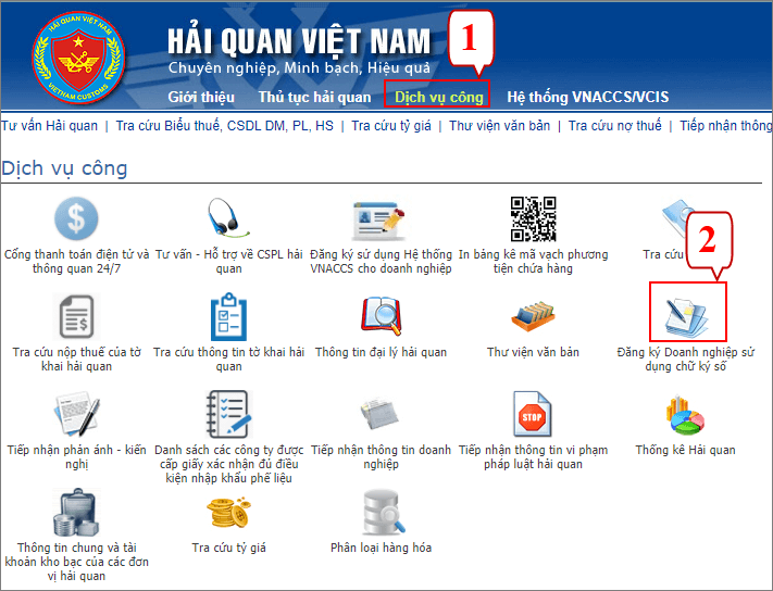 Bước 1 - Bước 2